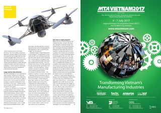 10 | EUROASIA INDUSTRY
science &
technology
Indian company Arcturus Business
Solutions. The firm’s pattern recognition
algorithms compare images of new transmis-
sion equipment with images taken by drone
to detect damaged tower components, hot
spots and coronas, and even to measure line
sag. Should such tests prove successful,
utilities have the potential to lower costs and
improve the safety, speed and precision of
inspections. Current inspection techniques
require physical access by lineworkers or
costly flyovers by helicopter.
Longer wait for drone deliveries
While the advantages for such applications
seem obvious, research by Juniper also
cautioned that a raft of privacy, safety and
security concerns could mean the usage of
drones within built-up areas for delivery
purposes is severely constrained or even
prohibited in the future – something that
would scupper the lofty plans on some of
the world’s tech giants.
Flying at an altitude of up to 400ft and
clocking speeds of up to 60mph, with
sense-and-avoid technologies that help the
drones evade obstacles, Amazon claims
its Prime Air drone innovation would make
deliveries a near instantaneous affair, with
vertical take-off and landing on an Amazon
branded landing mat that doubles as a
homing beacon for the drone (although
deliveries to those living in a flat or a tower
block would be somewhat trickier). Tests
have begun, yet there has been no roll-out
date announced, as the company waits for
UAV regulation to catch up with the tech-
nology’s real-life potential.
Elsewhere Google’s Project Wing claims
to be building the ‘next generation of auto-
mated aircraft, and is working towards the
day when these vehicles deliver everything
from consumer goods to emergency medi-
cine – a new commerce system that opens
up universal access to the sky’. Such uni-
versality raises issues, of course, given that
the skies would become significantly more
crowded – and more hazardous – should
unknown numbers of consumer consign-
ments suddenly become airborne.
According to Dr Windsor Holden – the
research co-author of Juniper’s new report
– regulators would be extremely wary of
giving planned services such as Amazon
Prime and Google’s Project Wing the
green light, except as a means of deliv-
ering to isolated rural communities.
“Regulators are understandably con-
cerned that the deployment of delivery
drones in inner cities would significantly
increase the risk of potentially fatal colli-
sions with cars or even pedestrians,” Dr
Holden warned. Yet in more remote set-
tings, the viability seems greater for e-
commerce deliveries – German logistics
giant Deutsche Post-DHL, for example, is
exploring the use of ‘Parcelcopter’ drones
to deliver goods to tap the growing Indian
e-commerce market with a specific focus
on the smaller towns in which the firm
soon plans to set up operations.
Dark skies or bright prospects?
Beyond the risk of mid-air accidents over
crowded city skies, Juniper’s new report
also highlights a potential danger that
delivery drones could be hacked by terror-
ists, conceivably delivering an explosive
payload into areas where they would be
capable of causing high levels of civilian
casualties. Such concerns are not without
grounding. In October, Peshmerga fighters
operating against ISIS near Erbil, Iraq,
downed a small hobby drone, although
upon closer inspection were killed by a
bomb that it was carrying. With that inci-
dent, it is believed ISIS claimed its first
casualties using a weaponised hobby drone.
The ubiquity and cheapness of such tech-
nology (off-the-shelf consumer drones can
be acquired for as little as US$30) means
that such threats from terrorism and cyber-
attacks via drones are something lawmakers
will need to factor in to new legislation.
Certainly, in many places regulation is
having a hard time keeping up. While some
countries have clear, established drone
laws, many others do not – or the existing
regulations fail to take into account how
much the UAV landscape has changed in
recent years – both in terms of opportunity
and risk. What is clear is that unmanned
air-borne technology is emerging as a
smart and oft transformational driver
across a whole host of industries, with
many more likely to benefit in the future –
in those markets that get the regulatory
balance right. Carefully tailored legislation
that keeps pace as UAV tech sophisticates
should go a long way to ensuring aviation
safety and security, alongside providing
more certainty to commercial adopters and
developers of the technology alike. o
 