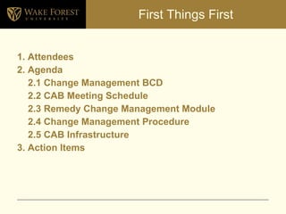 Cab Process Creating A Change Advisory Board | PPT