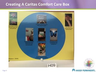 Creating A Caritas Comfort Care Box