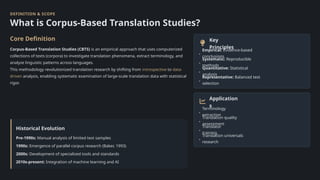 Systematic Approach to Corpus-Based Translation Studies: Building and ...