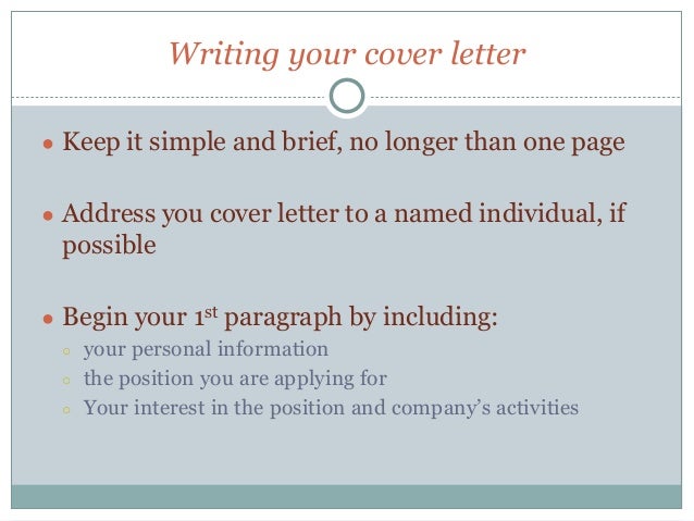 communication skills 4 writing your cover letter