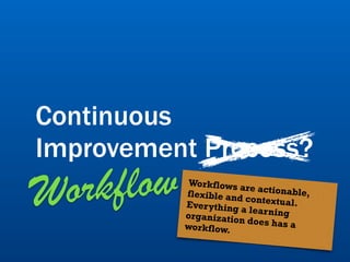 Creating a Culture of Continuous Improvement | PDF