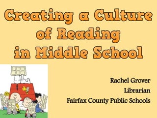 Rachel Grover
Librarian
Fairfax County Public Schools
 