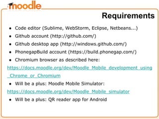 Creating a custom Moodle Mobile app -  MoodleMoot Spain 2014