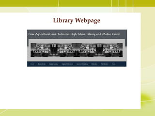 Library Webpage
 