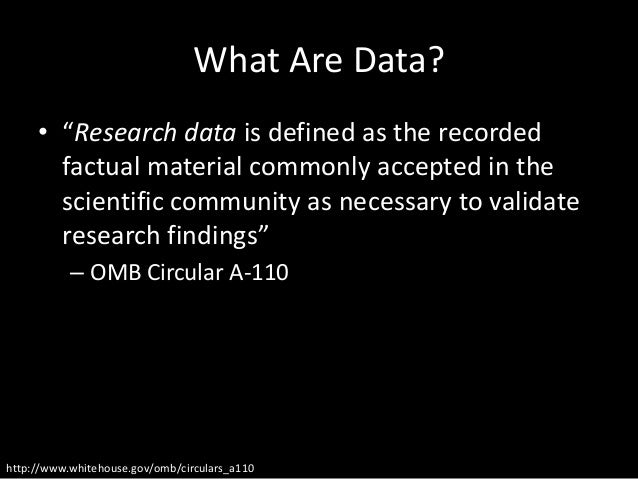 Creating a Data Management Plan