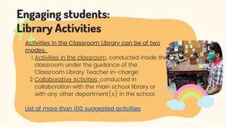 Creating a dynamic Classroom Library: Ideas for Primary Teachers | PDF