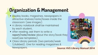 Creating a dynamic Classroom Library: Ideas for Primary Teachers | PDF