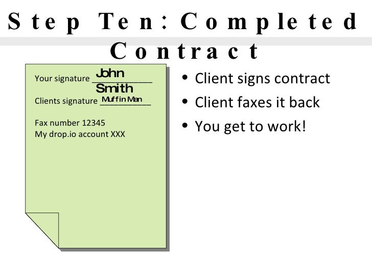 Creating a freelance contract