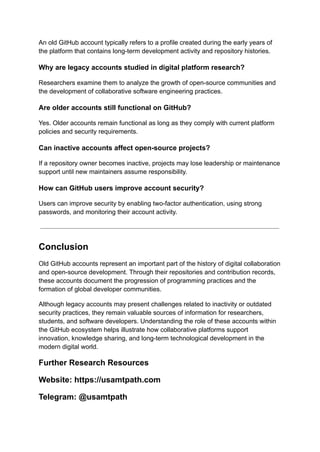 Creating a GitHub Profile_ Setup and Repository Management.pdf