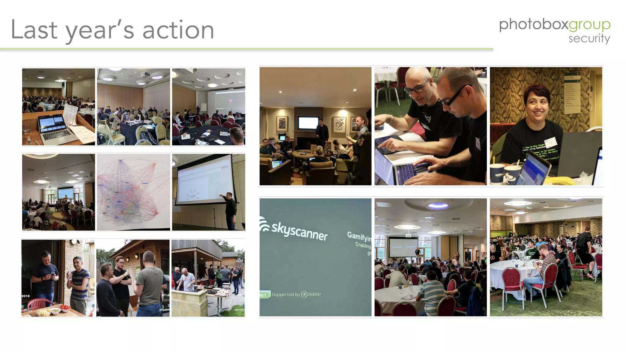 Last year’s action
 