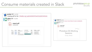 Creating a graph based security organisation - Apr 2019 (OWASP London chapter meeting)