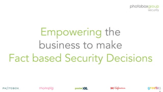 Creating a graph based security organisation - Apr 2019 (OWASP London chapter meeting)