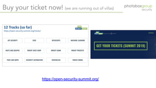 Creating a graph based security organisation - Apr 2019 (OWASP London chapter meeting)