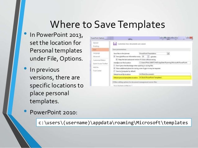 creating powerpoint templates 2010