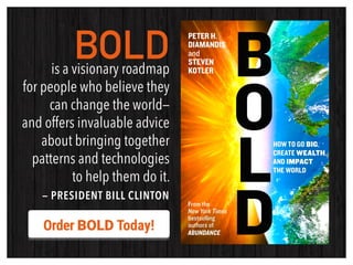 BOLDis a visionary roadmap  
for people who believe they
can change the world— 
and offers invaluable advice  
about bring...