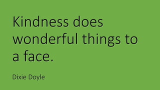 CREATING A KIND AND CARING CLASSROOM