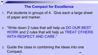 CREATING A KIND AND CARING CLASSROOM