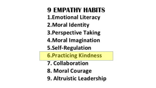 CREATING A KIND AND CARING CLASSROOM