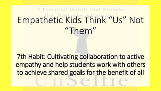 CREATING A KIND AND CARING CLASSROOM