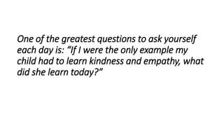 CREATING A KIND AND CARING CLASSROOM