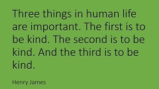 CREATING A KIND AND CARING CLASSROOM