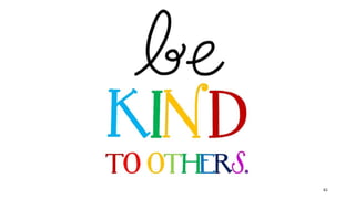 CREATING A KIND AND CARING CLASSROOM