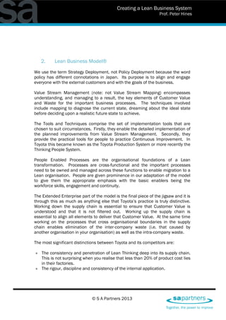 Creating a Lean Business System white paper | PDF