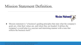 Creating a library mission statement | PPTX
