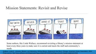 Creating a library mission statement | PPTX