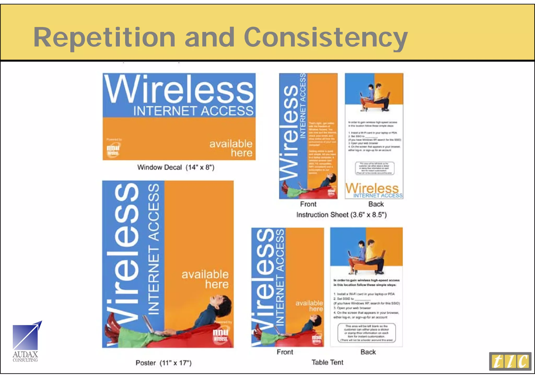 Repetition and Consistency
  p                      y
 