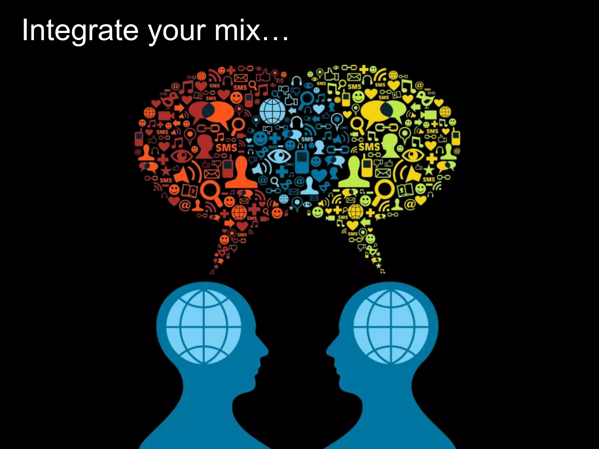 Integrate your mix…
 