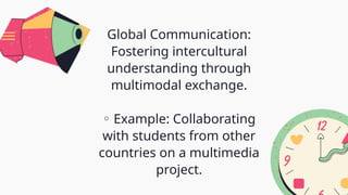 Multimodal Slide Examples Creating a Multimodal Presentation English Presentation in Black White ...