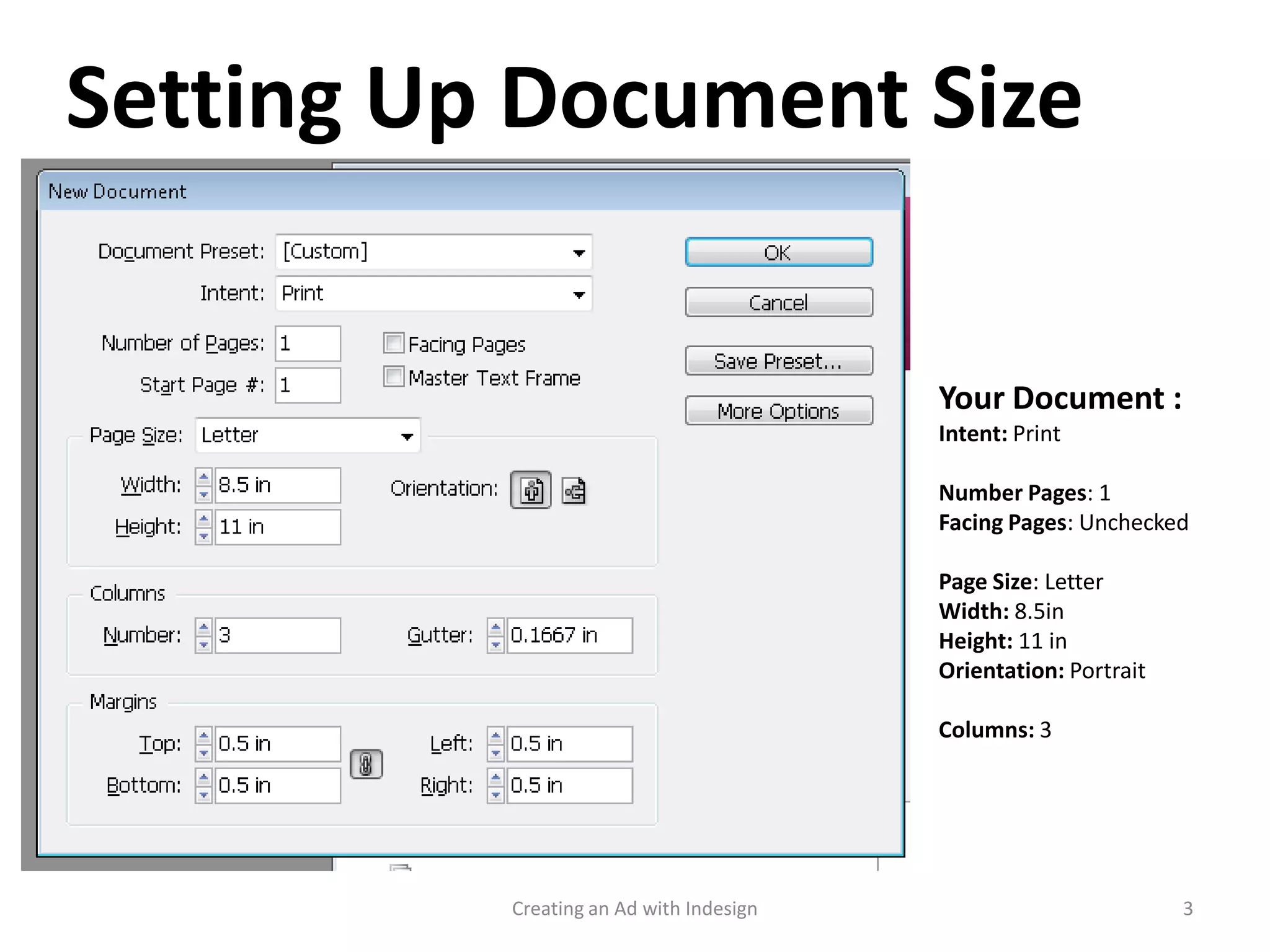 Creating an Magazine ad with Adobe InDesign | PPTX