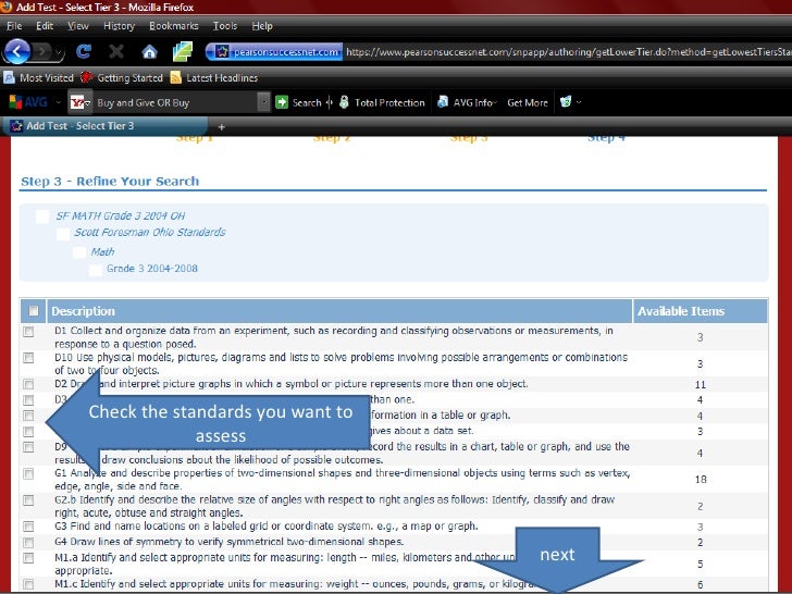 Creating An Assessment On Pearson