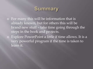 Creating and editing a presentation with clipart | PPTX