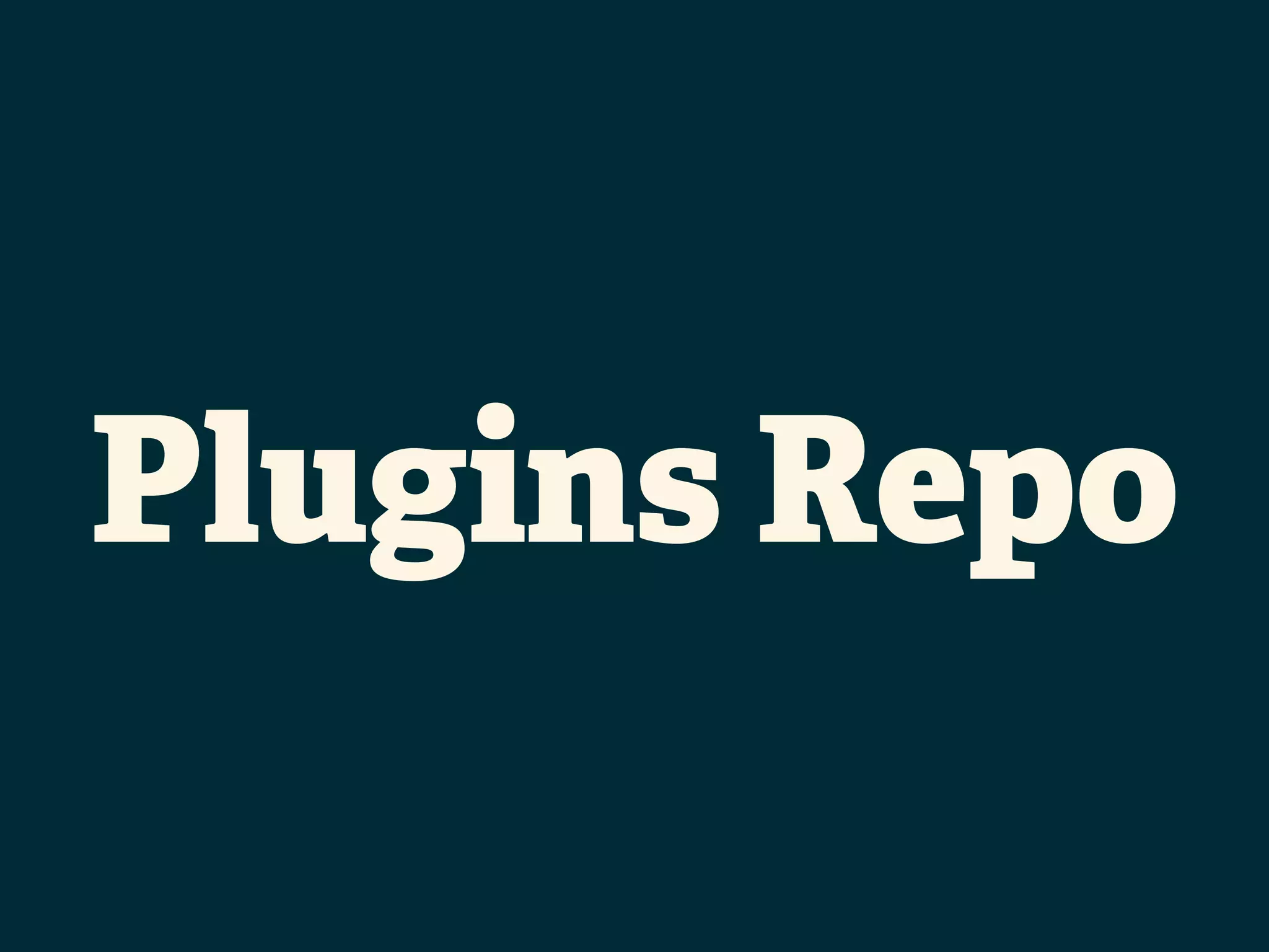 Plugins Repo 