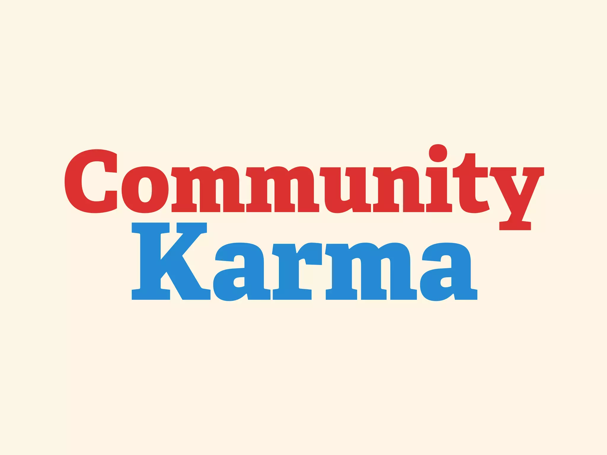 Community Karma 