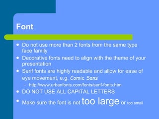 Creating an effective power point presentation | PPT