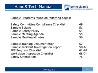 44
PPT-093-02
HandS Tech Manual
 