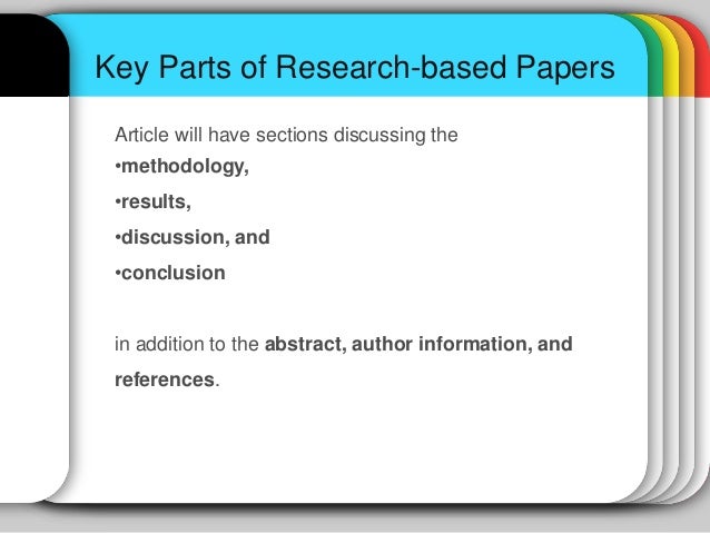 Valid sources for research papers