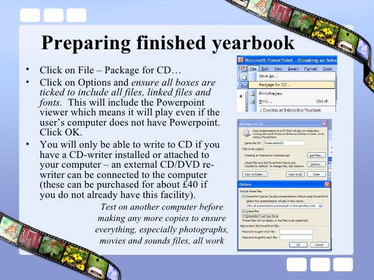 creating an interactive yearbook creating an interactive yearbook, Powerpoint templates