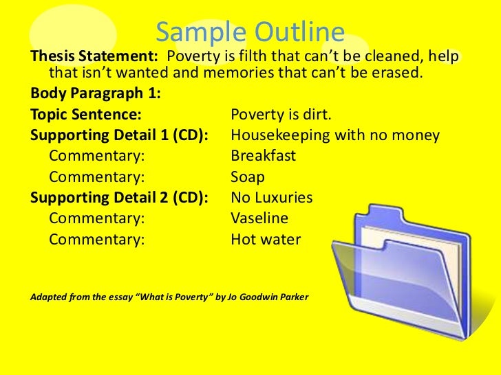 example thesis on poverty