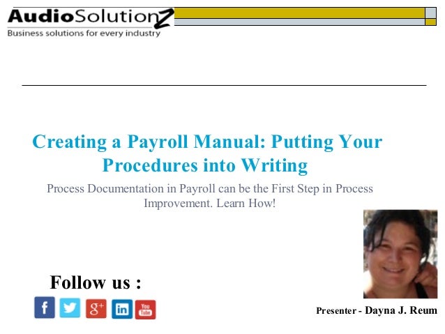 Payroll process essay