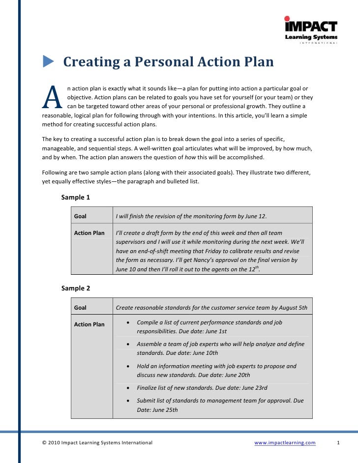 Free Action Plan Templates Smartsheet