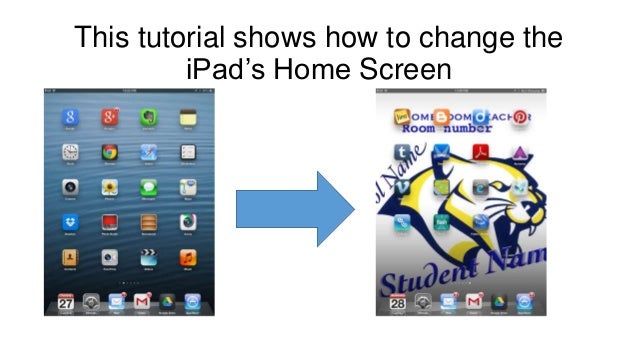 Creating a Personalized ipad Wallpaper