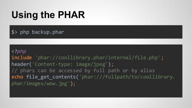 Phar View What Is A Phar File | Introduction – ITULM
