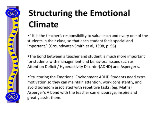 Creating a positive learning environment | PPTX