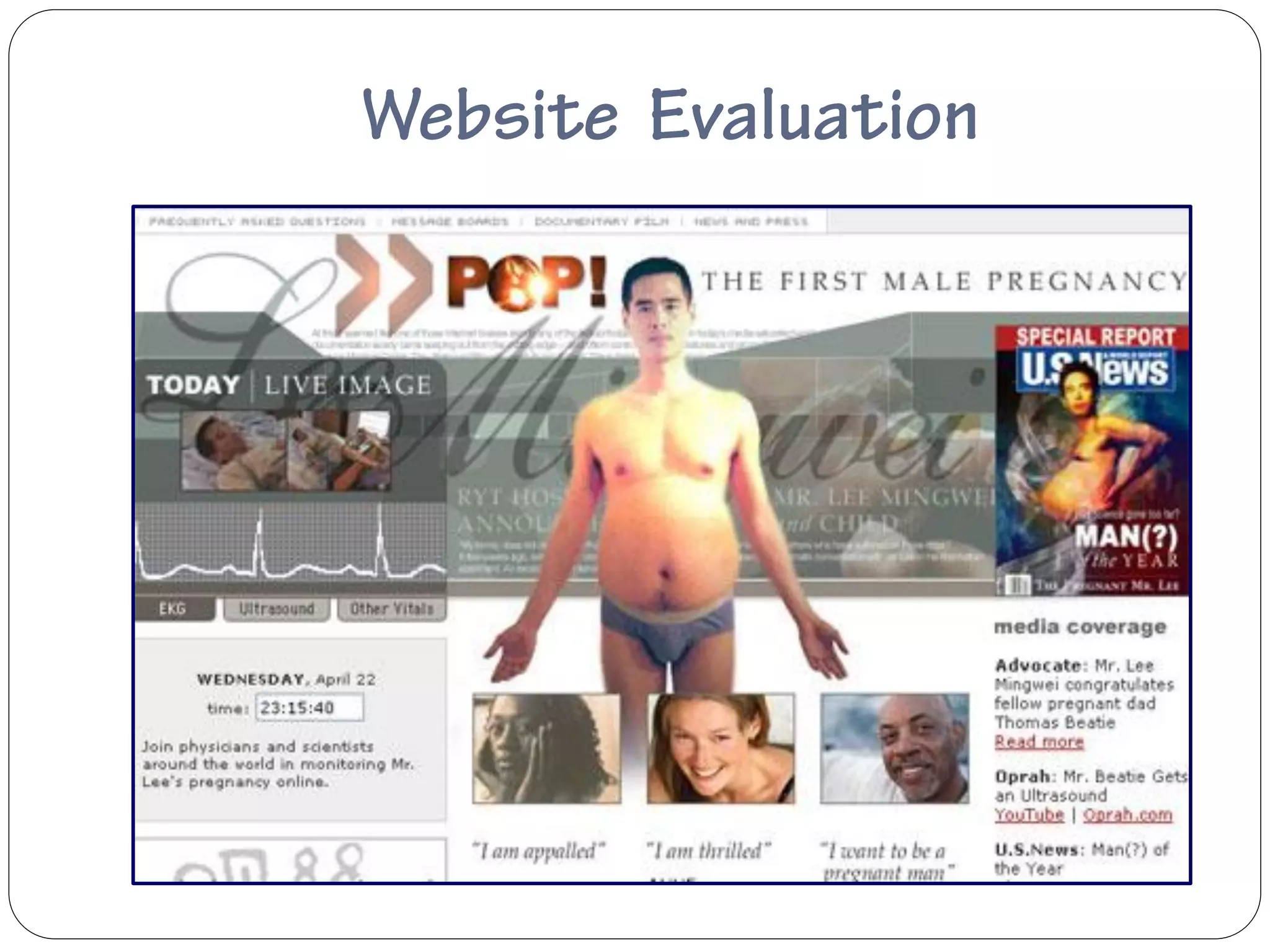 First Male Pregnancy
 