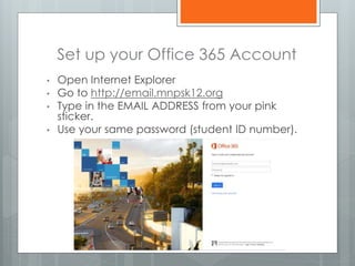 Creating a PowerPoint in Office 365 | PPTX